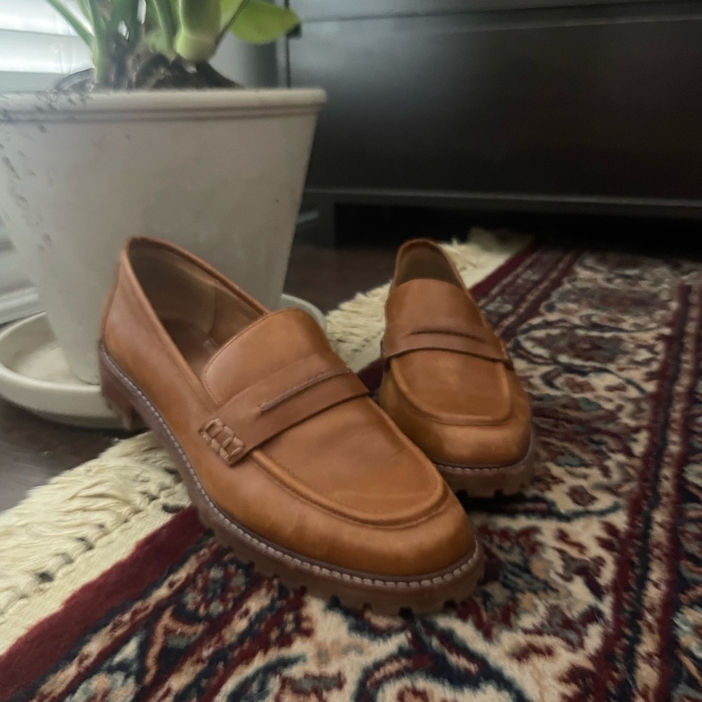 Madewell Corrinne Lugsole Loafer - Dried Maple W9